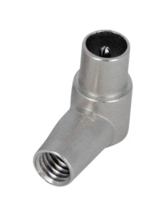 Spina angolo per cavo 6,8mm 2