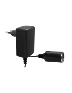 Adattatore auto spina 220VAC a presa accendisigari 12VDC 1A