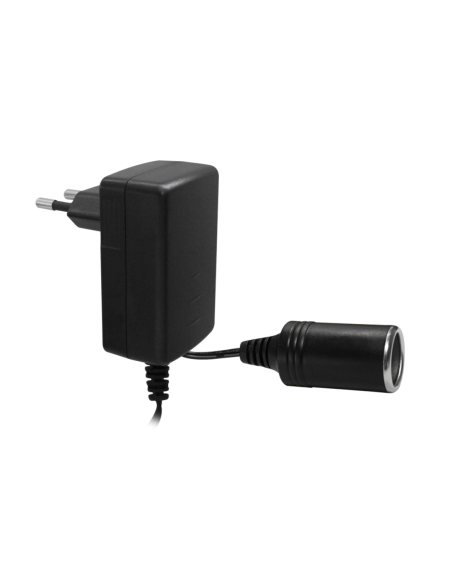 Adattatore auto spina 220VAC a presa accendisigari 12VDC 1A