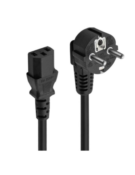 Cavo alimentazione schuko 90° / VDE 5m