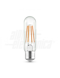 Lampada led filamento T32 230V E27 6,5W 2700K 32X106mm