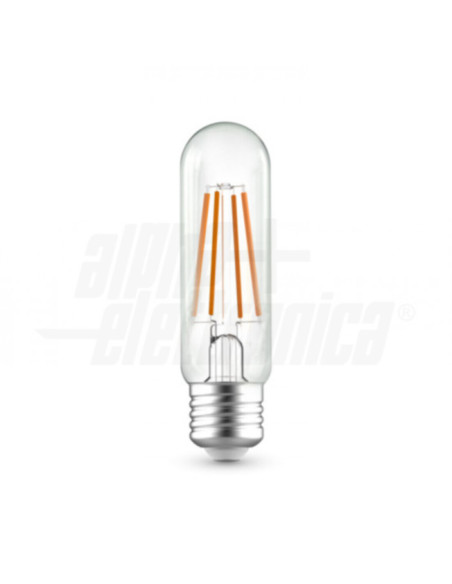 Lampada led filamento T32 230V E27 6,5W 2700K 32X106mm