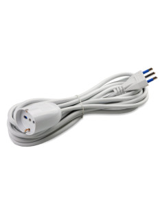Cavo prolunga 220V 3x1 3m bianca spina ita 16A / presa...
