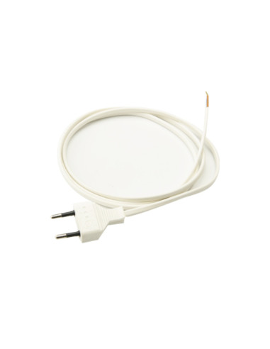 Cablaggio tripolare 150cm bianco 3x0,75