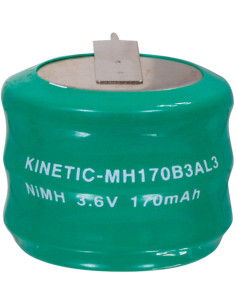 Batteria tampone Ni-Mh 3,6V 170mA c.s. d26,0x20,0mm
