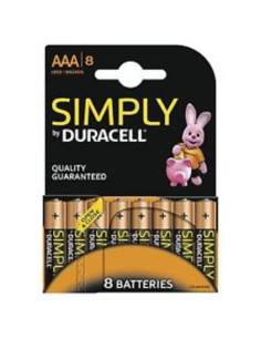 Batteria ministilo AAA Duracell simply blister 8pz