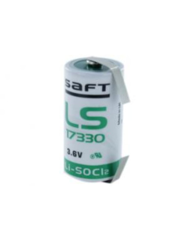 Batteria litio 2/3A 3,6V 2100mAh Saft con...