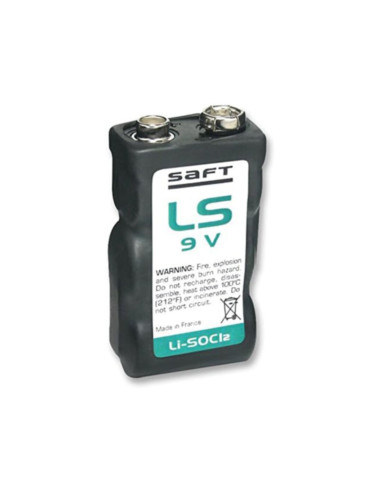 Batteria litio Saft 10,8V 1,12Ah formato 9V