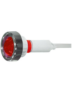 Segnalatore neon stagno 24V rosso