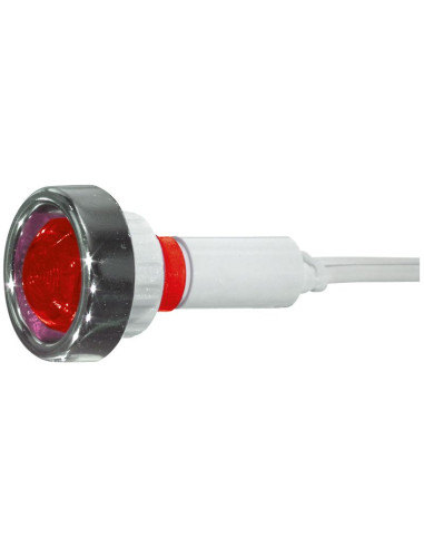 Segnalatore neon stagno 24V rosso