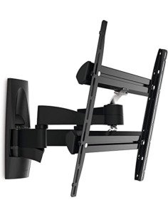 Supporto TV da 32"÷55" ruotabile 120° 2 snodi colore nero