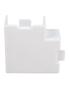 Angolo piano per canale 40x40mm colore bianco