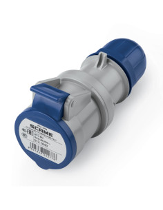 Presa volante 2p+t 16A 200/250VAC IP44 con tappo