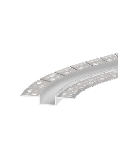 Profilo LED per cartongesso curvabile con cover...