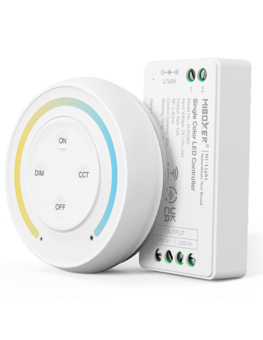 Dimmer LED 1 canale con telecomando 12-24Vdc...