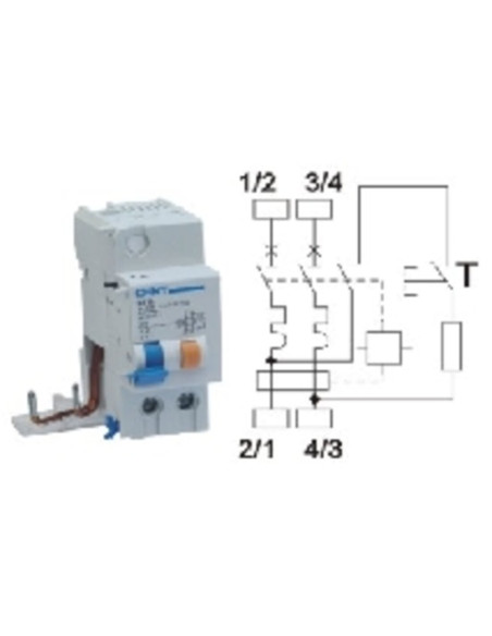Differenziale puro accoppiabile 2p 40A 30mA Tipo A