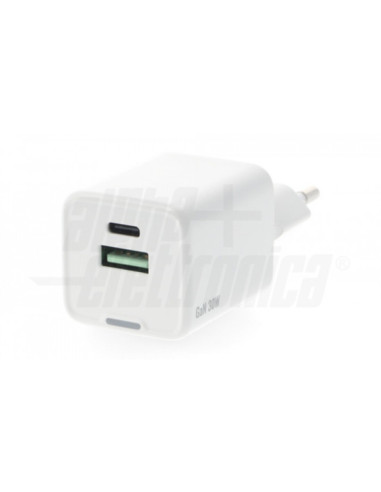 Alimentatore USB-C + USB 5-20V 3A GaN bianco