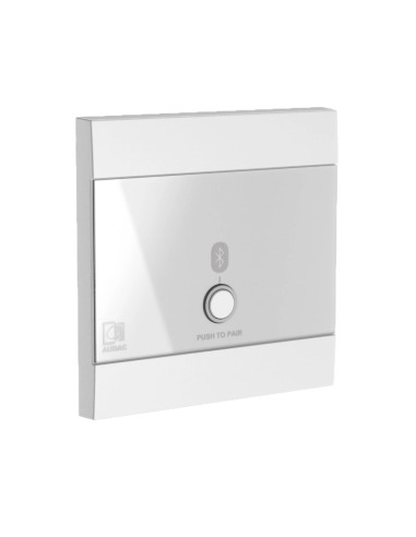 Pannello remoto bluetooth a parete bianco