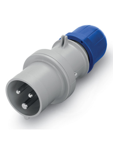 Spina industriale volante 2p+t 16A IP54 200-250VAC