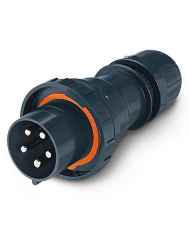 Spina mobile industriale 2p+t 16A 250vac IP66