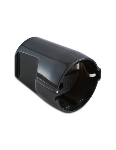 Presa Schuko volante 16A nera