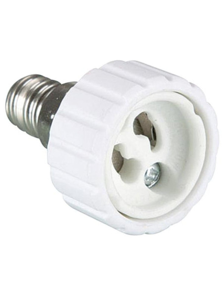Adattatore lampada da E14 a GU10