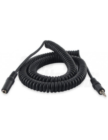 Cavo 2,5 m spina/presa jack 3,5 stereo spiralato