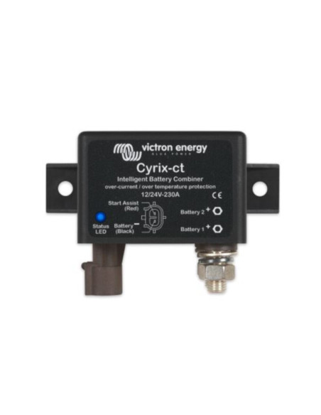 Parallelatore batterie isolatore cyrix 12/24v-120a