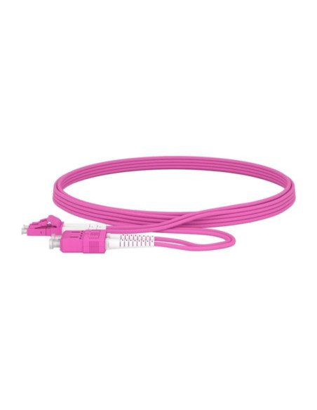Bretella fibra ottica LC/PC SC/PC OM4 Duplex 1m LSZH