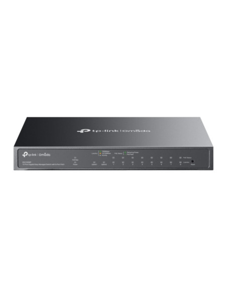 Switch rete 10 porte gigabit POE+ 8 porte POE easy managed Omada