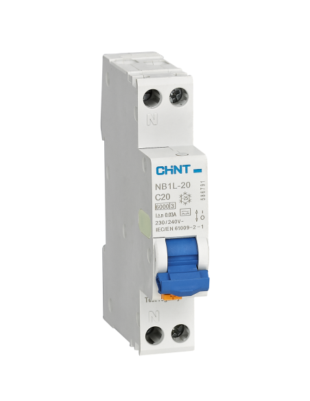 Interruttore MTD 1PN C20A 30mA tipA 6kA