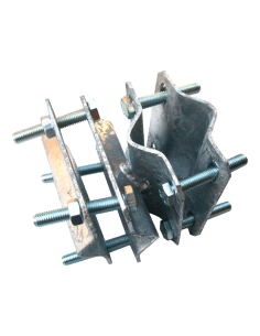 Giunto croce x pali dal 25/60 z.fuoco pi astre 90x90x2,5 mm