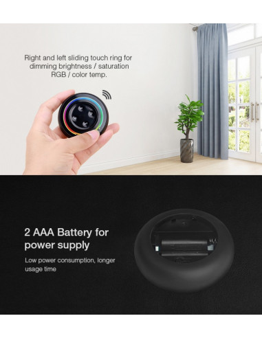 Telecomando magnetico RGB+CCT bianco