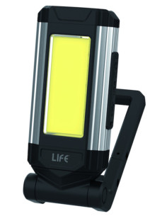 Lampada da lavoro LED cob 3+2w 300+180lm ricaricabile +...