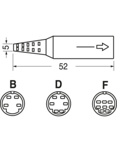 Presa mini din 6 poli 2