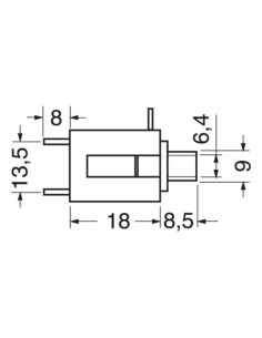 Presa pannello ⌀6,3 2
