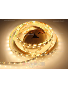Striscia LED 12Vdc 14,4W/m 3000k ip20 60led/m 2835