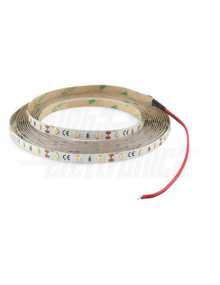 Striscia LED 12Vdc 4,8W/m 6500k ip20 8mm 60led/m 3528
