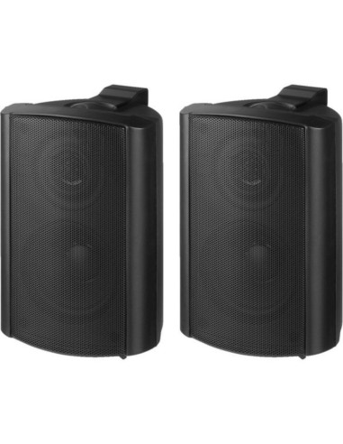 Coppia casse acustiche 100V 15W nero garanzia 3...
