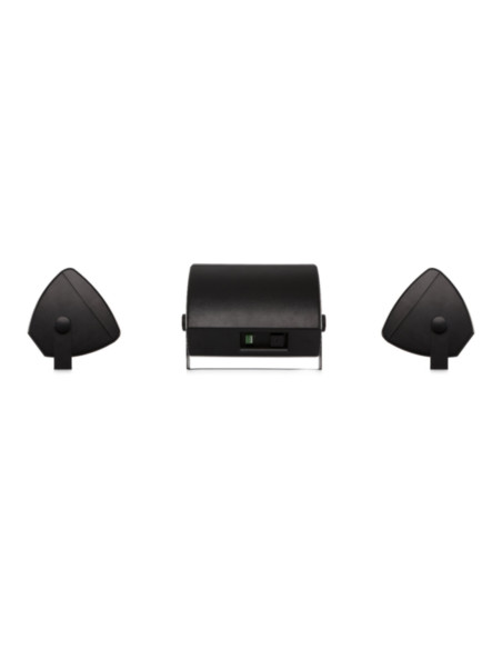 Diffusore 6" da superficie a 2 vie IP44 30W/8ohm o 70-100V nero