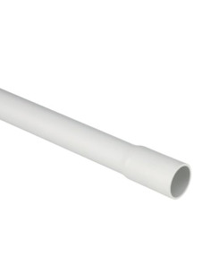 Tubo rigido PVC 25mm 2m bicchierato