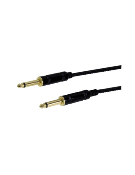 Cavo audio jack 6,3mm mono M/M 3m