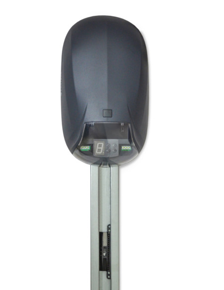 Kit automazione sezionale a cinghia 600N 100kg 10mq 24Vdc cinghia 3m