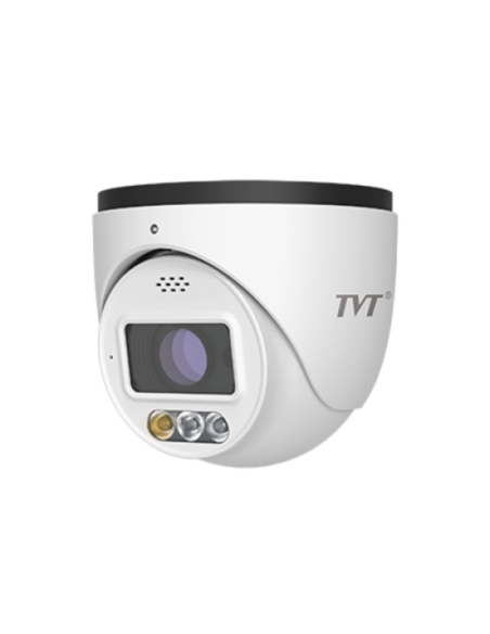 Telecamera ip 4mp dome ottica fissa 2,8mm ir 40m con deterrenza attiva