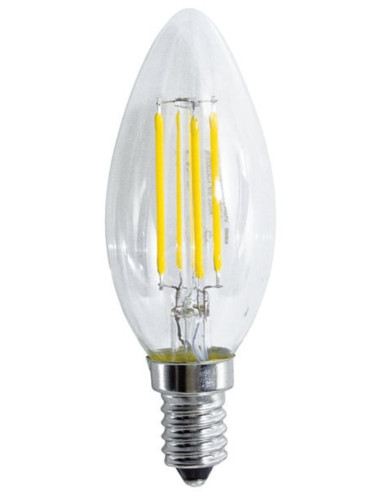 Lampada LED E14 2,5W 2700k 250lm oliva T