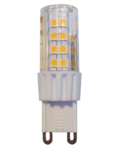 Lampada LED 230Vac G9 4W 3000k 400lm dimmerabile