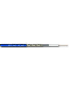 Cavo coassiale per videosorveglianza ø 3,30 mm LSZH blu 75Ω