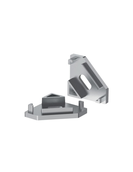 Set 2 tappi angolari con foro