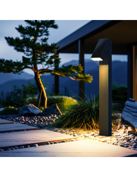 LED solare da giardino 500lm+sensore crepuscolare