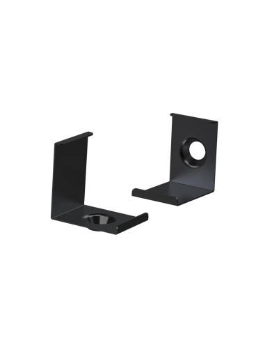 Set 2 ganci angolare nero